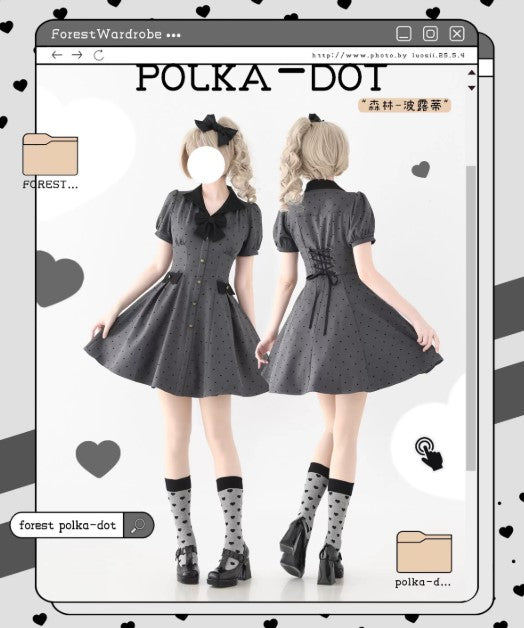 Wald-POLKA-DOT-Kleid [Forest Wardrobe]