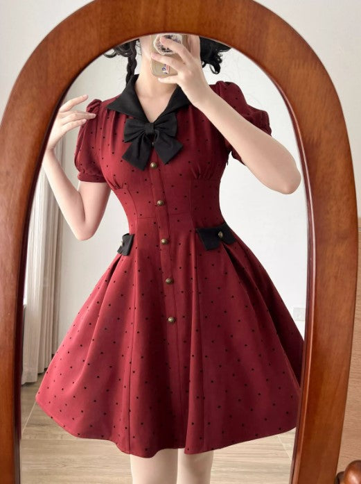 Wald-POLKA-DOT-Kleid [Forest Wardrobe]