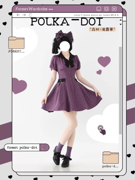 Wald-POLKA-DOT-Kleid [Forest Wardrobe]