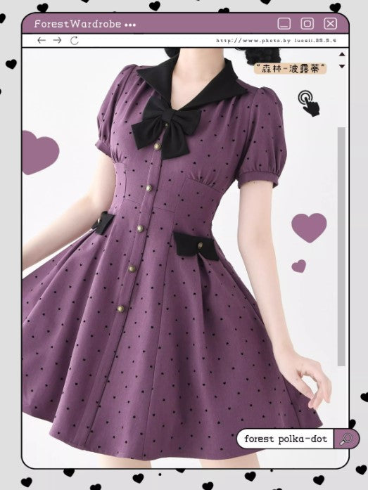 Wald-POLKA-DOT-Kleid [Forest Wardrobe]