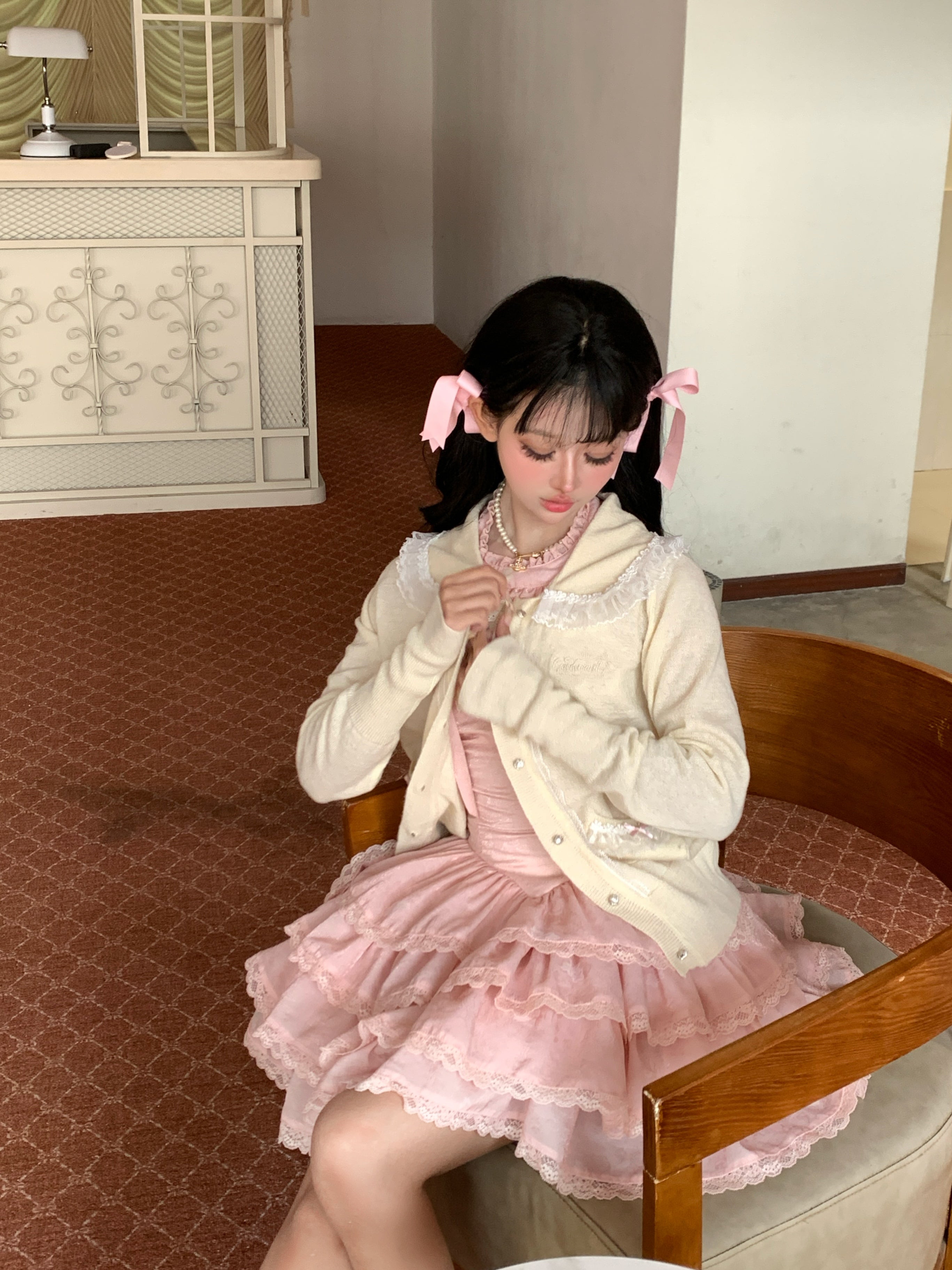 Rose Pink ホルターネックワンピース【GardeniaFille】 – Epetice