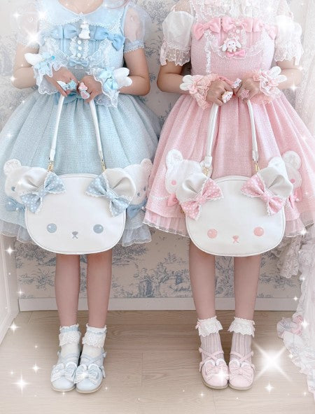 リボンくまちゃんバッグ【Sheep Puff】 – Epetice