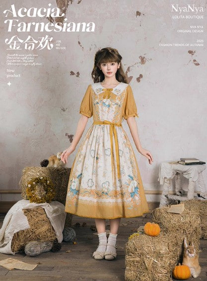 【受注予約~8/20】Acacia Farnesiana 2.0 ワンピース【NyaNya】