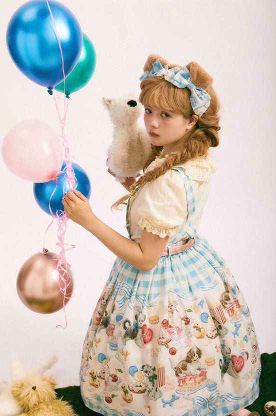 Hunde-Konditor-Pulloverrock [Little Red Cat Paradise]