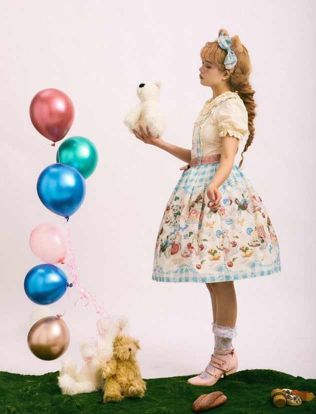 Hunde-Konditor-Pulloverrock [Little Red Cat Paradise]