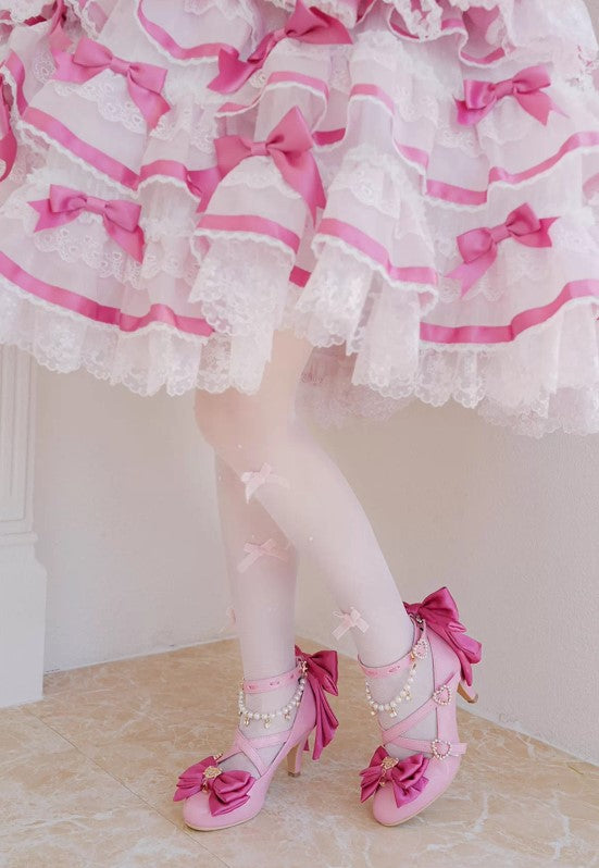 魔女の鍵 クロスストラップシューズ【Sheep Puff】