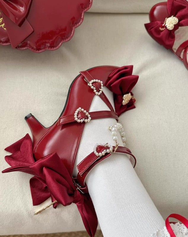 魔女の鍵 クロスストラップシューズ【Sheep Puff】