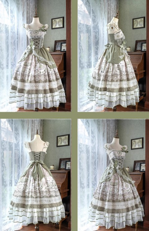 Tea Cup Rabbit ジャンパースカートセット【Melonshow】