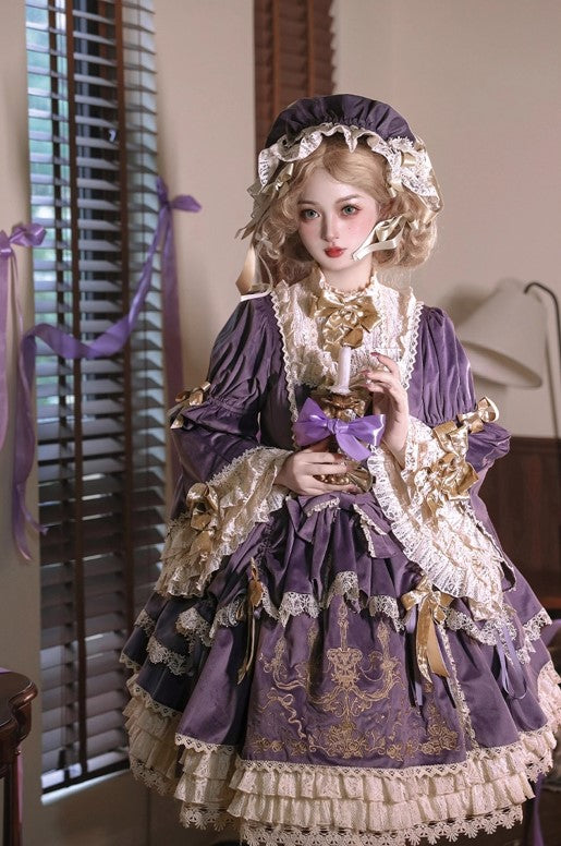 【受注予約~8/27】Candle Doll ワンピース【Bramble Rose】