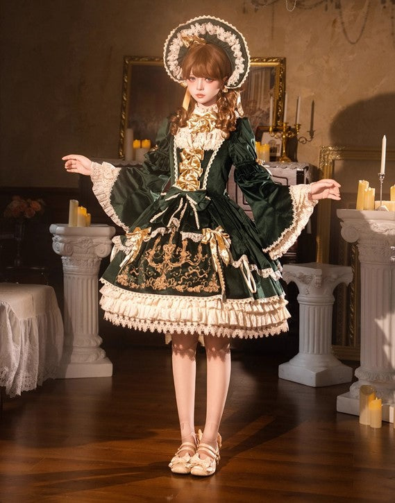 【受注予約~8/27】Candle Doll ワンピース【Bramble Rose】