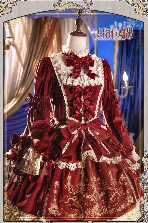 【受注予約~8/27】Candle Doll ワンピース・フルセット【Bramble Rose】