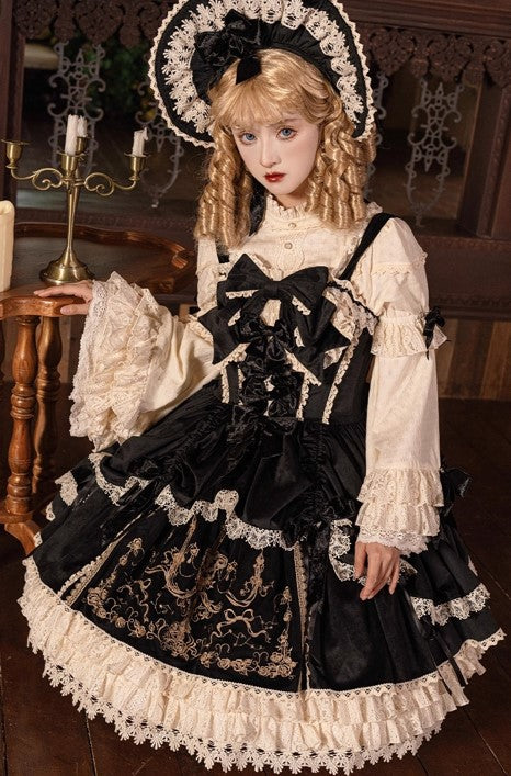 【受注予約~9/16】Candle Doll ジャンパースカート【Bramble Rose】