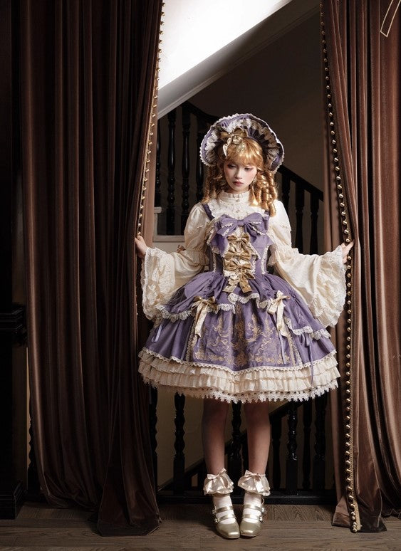 【受注予約~9/16】Candle Doll ジャンパースカート【Bramble Rose】