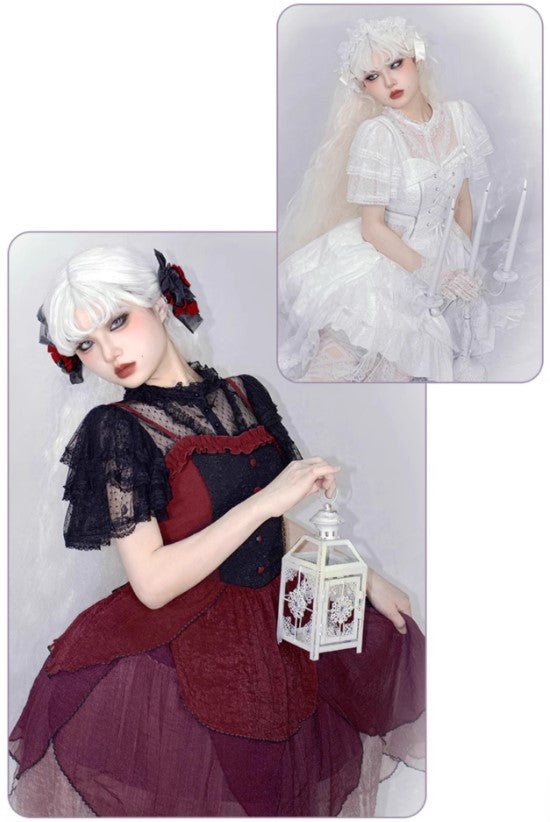 Sunset over the River ドットチュールトップス【With Puji】