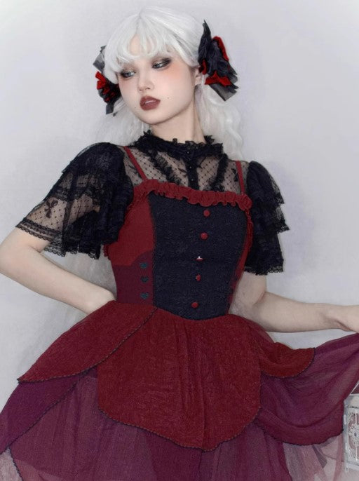 Sunset over the River ドットチュールトップス【With Puji】