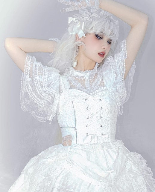 Sunset over the River ドットチュールトップス【With Puji】