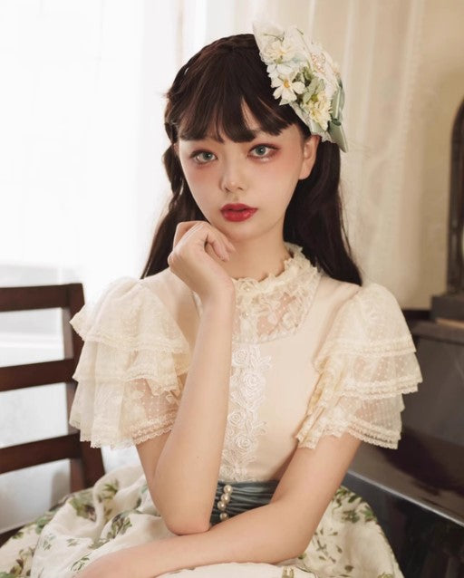 Sunset over the River ドットチュールトップス【With Puji】