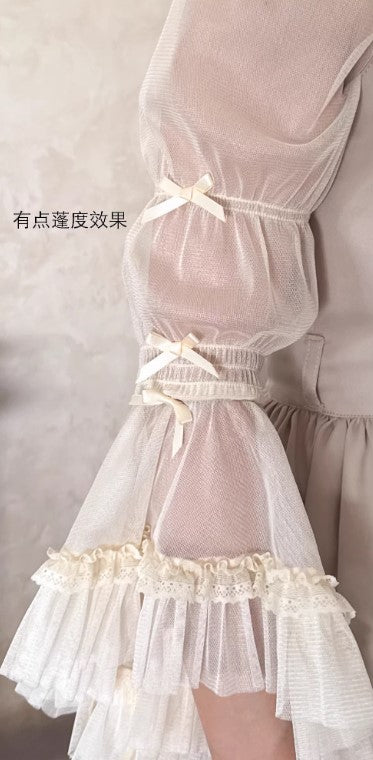 【受注予約~9/11】Angel Flower Wall インナーブラウス【iris de nuit】