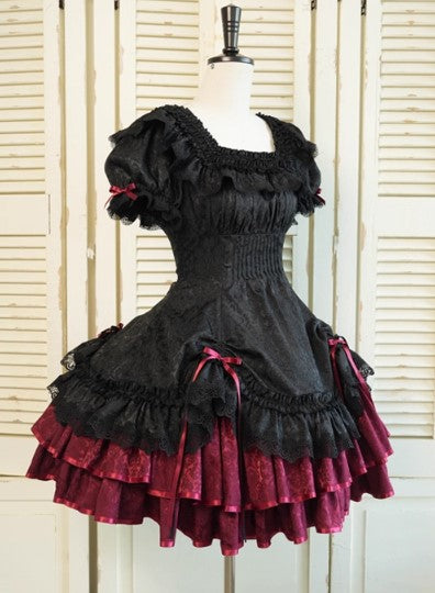 【受注予約~9/11】Old Rose ワンピース【夜泪百合】