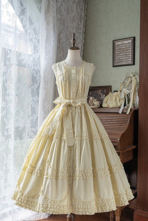 [Vorbestellungen bis 24. September] Warm Sun Palette Jumper Skirt (Typ 2) Lange Länge [Warm Sun Western Clothing]