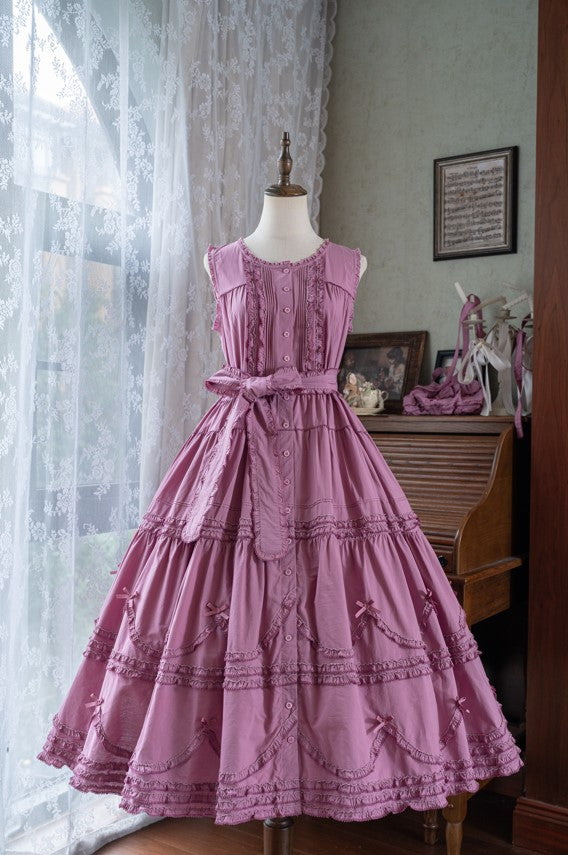 【受注予約~9/24】Warm Sun Palette ジャンパースカート(タイプ2) ショート丈【暖屿洋装】