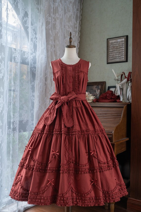 【受注予約~9/24】Warm Sun Palette ジャンパースカート(タイプ1) ノーマル丈【暖屿洋装】