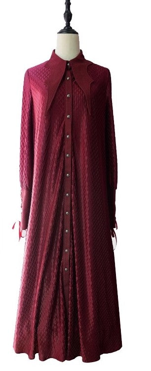 【受注予約~10/16】Twin Dragon ロングブラウス【麋鹿】