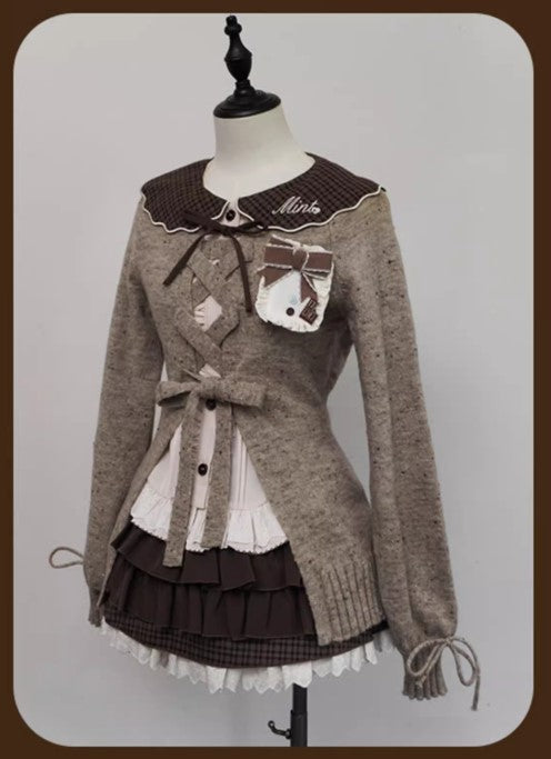 チョコレート カーディガン【甜蜜梦境】