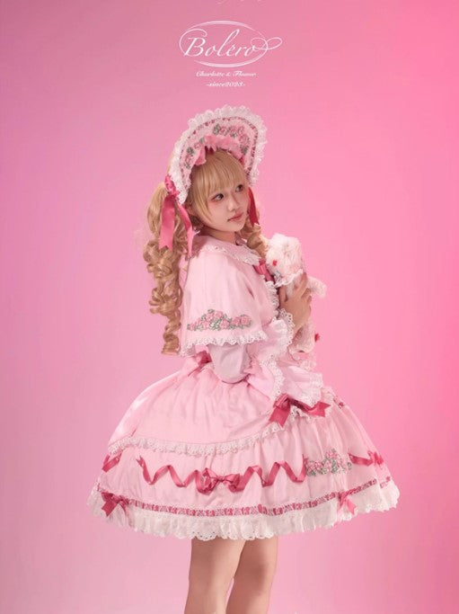 【受注予約~10/15】Bouquet Charlotte ジャンパースカート【Bolelo】