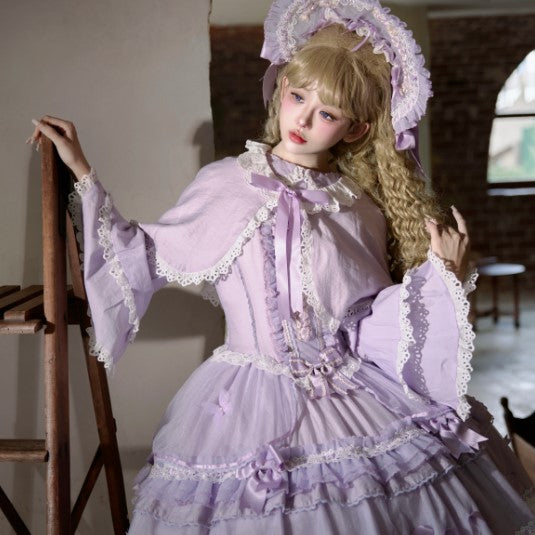 【受注予約~10/15】Bouquet Charlotte ブラウス【Bolelo】