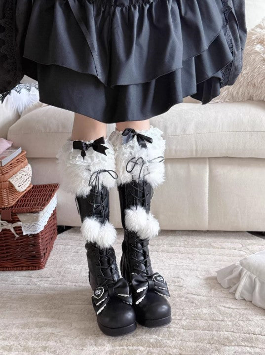 【受注予約~10/23】Puppet Doll ロングブーツ【Sheep Puff】