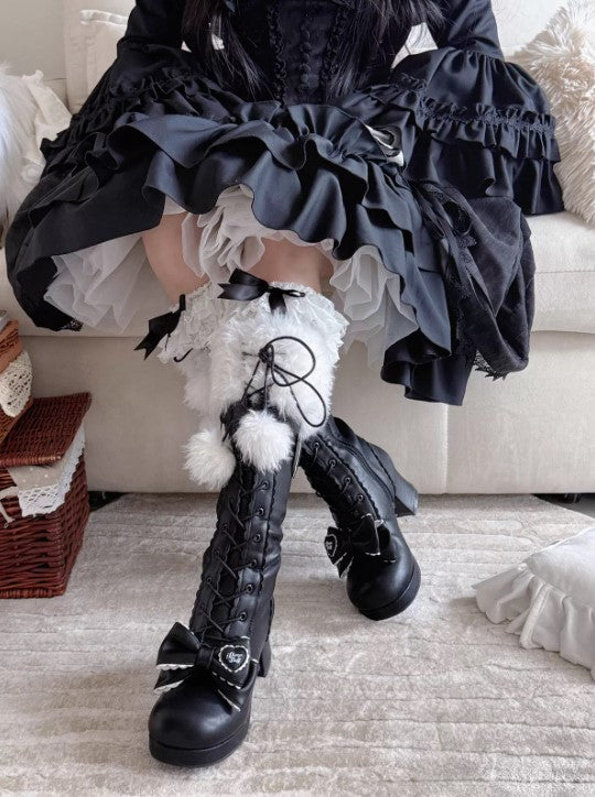 【受注予約~10/23】Puppet Doll ロングブーツ【Sheep Puff】