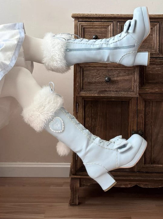 【受注予約~10/23】Puppet Doll ロングブーツ【Sheep Puff】