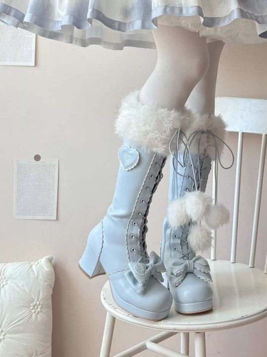 【受注予約~10/23】Puppet Doll ロングブーツ【Sheep Puff】