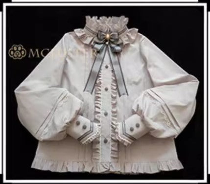 【受注予約~10/30】スミレ色の花手紙 ブラウス【MCLUSTER】