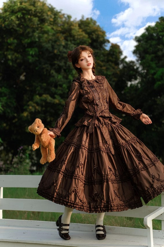 【受注予約~10/27】Warm Sun Palette スカート【暖屿洋装】