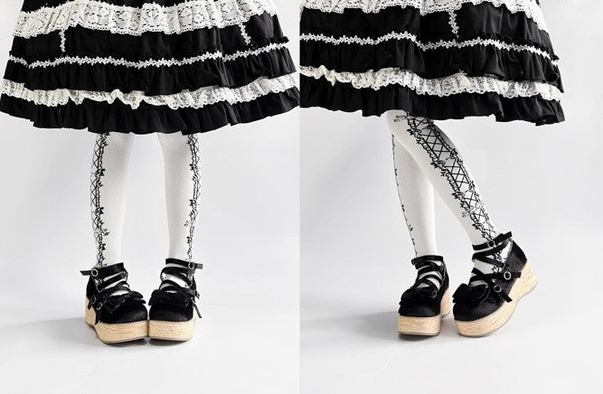 【受注予約~11/3】Muffin Tower 木底ストラップシューズ(ベルベットver.)【MODO】