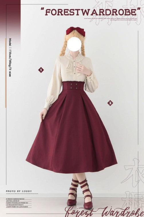 Forest Log ハイウエストスカート【Forest Wardrobe】