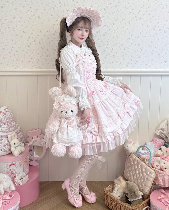 【受注予約~11/13】Rabbit Puff ぬいぐるみバッグ【Sheep Puff】