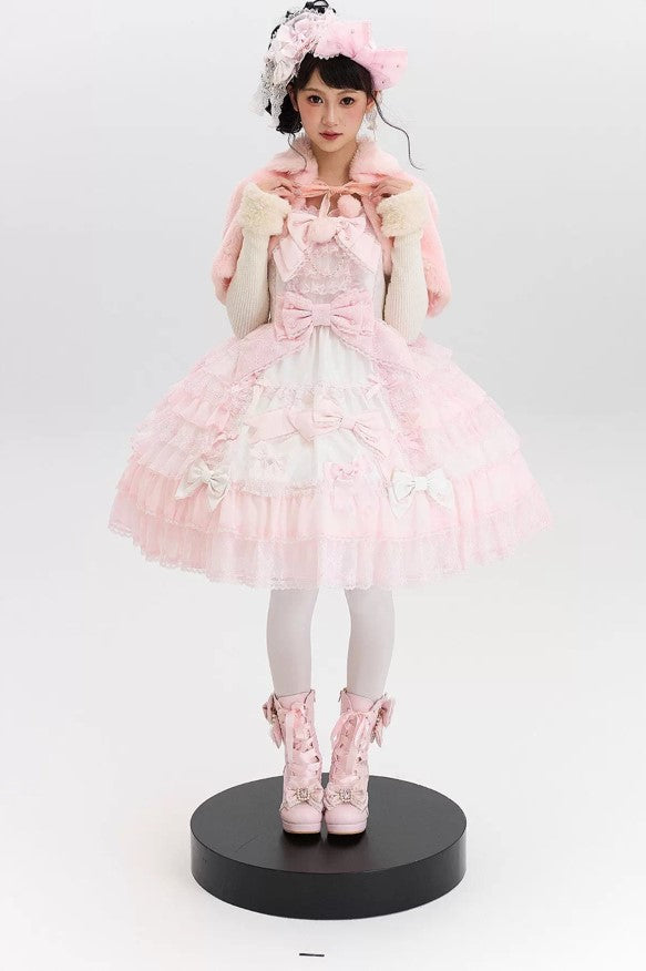 Love Lace ショートブーツ【Sheep Puff】