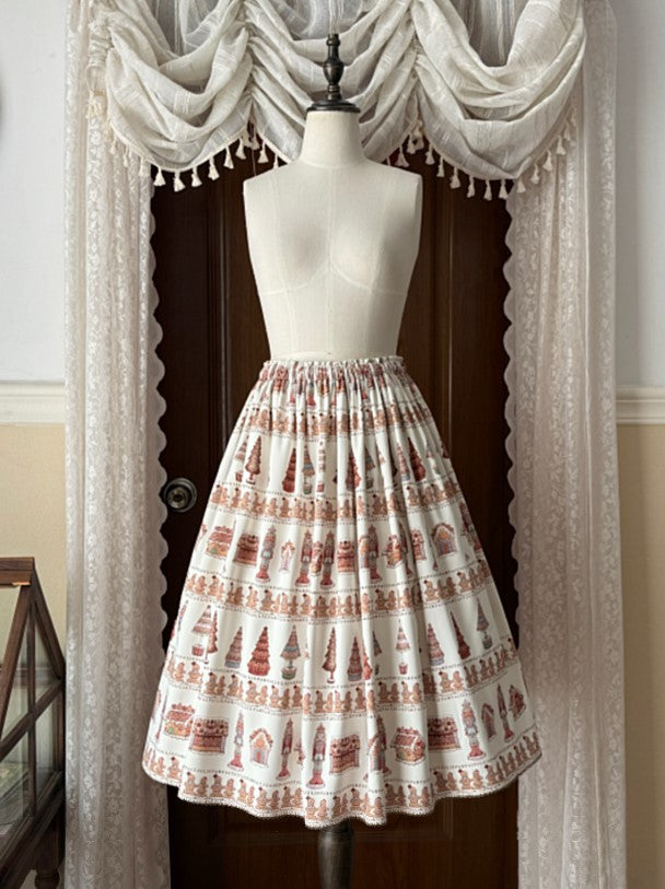 【受注予約~11/6】Gingerbread Kingdom カーディガン・スカート【JulieParfait】