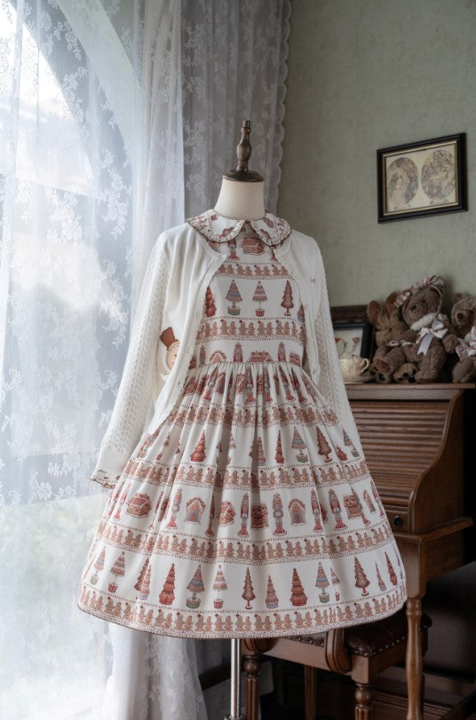 【受注予約~11/6】Gingerbread Kingdom カーディガン・スカート【JulieParfait】