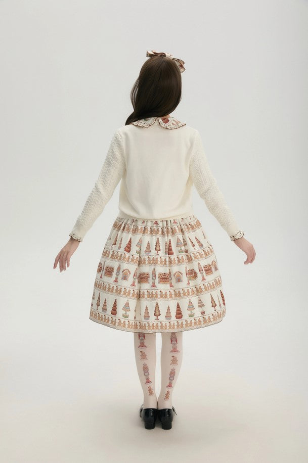 【受注予約~11/6】Gingerbread Kingdom カーディガン・スカート【JulieParfait】