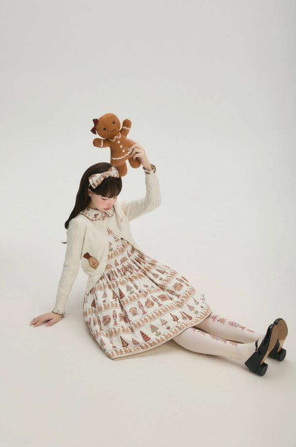 【受注予約~11/6】Gingerbread Kingdom カーディガン・スカート【JulieParfait】