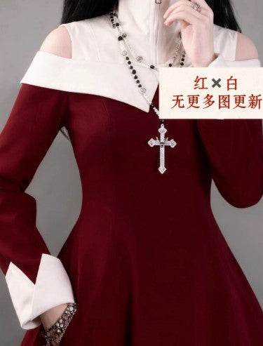 【受注予約~11/24】Priest-Sister ワンピース・ケープ【VantablackStudio】