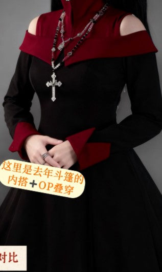 【受注予約~11/24】Priest-Sister ワンピース・ケープ【VantablackStudio】