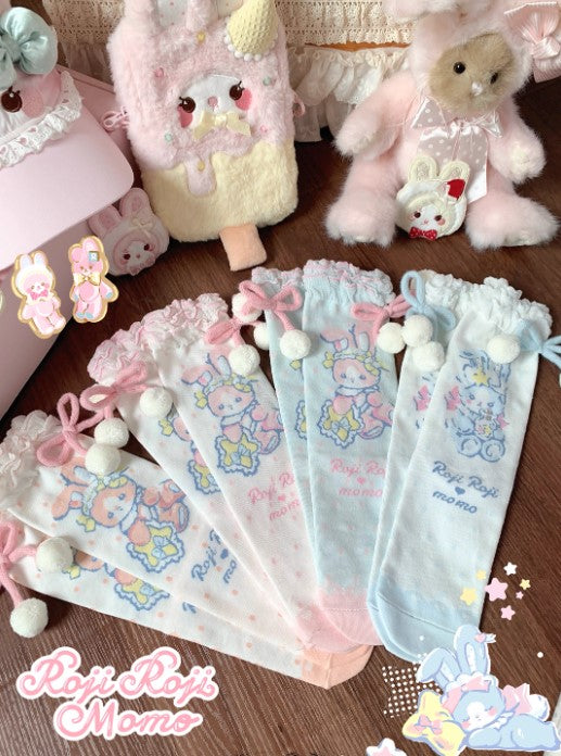 momo クルー丈ソックス【Roji Roji】