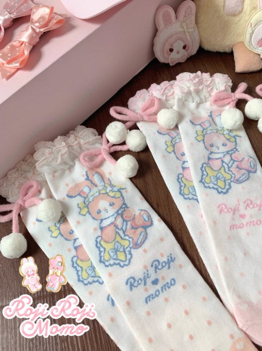 momo クルー丈ソックス【Roji Roji】