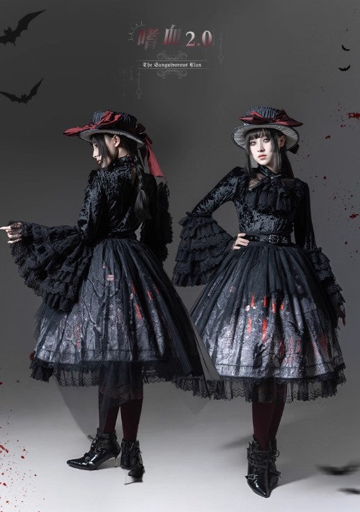 【受注予約~11/13】Bloodthirsty 2.0 スカート・トップス【物語者】