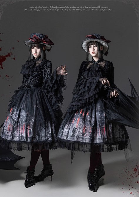 【受注予約~11/13】Bloodthirsty 2.0 スカート・トップス【物語者】